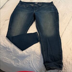 Signature by Levi Strauss Medium/Dark Blue Skinny Jeans